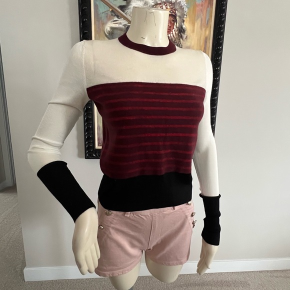 NEW Rag & Bone Charley Red Colorblock Sweater – Worn on Queen Sugar & Betty - Picture 3 of 11